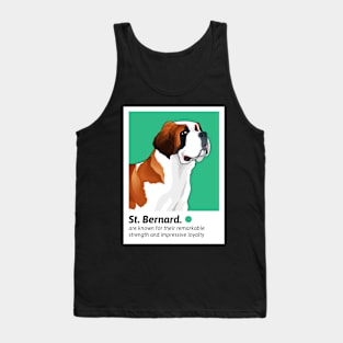 St. Bernard, St. Bernard Dog Lover, St. Bernard Lover Tank Top